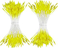 HAHIYO 1000Pcs 1mm Light Yellow Pearl Double Head Flower Pistil by HAHIYO