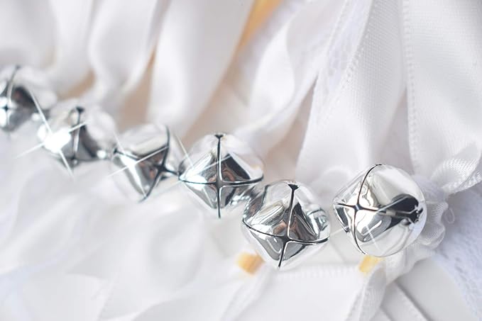 Kingsnow 50 Pack White Lace Ribbon Wands Wedding Streamers - Image 3