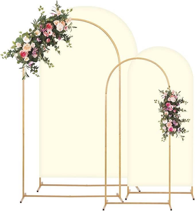 Metal Arch Backdrop Stand and Cover Set, 6FT Party Backdrop, by Unknown
