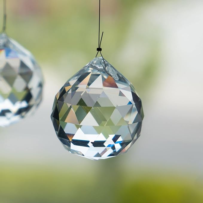 HDCRYSTALGIFTS Suncatchers Clear Glass Crystal Ball Prism Feng Shui Lamp - Image 8