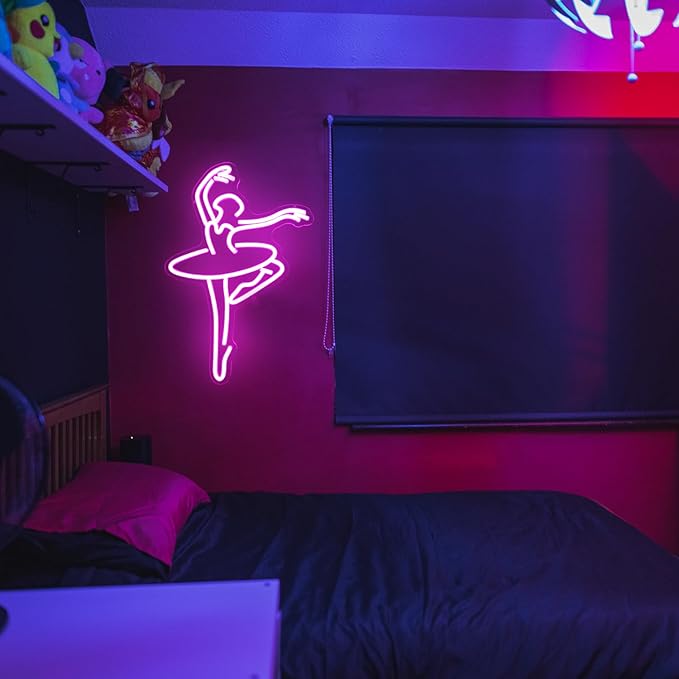 Ballet Girl Neon Sign Pink LED Dance Neon Lights Dancing Woman Neon Wall Light - Image 7