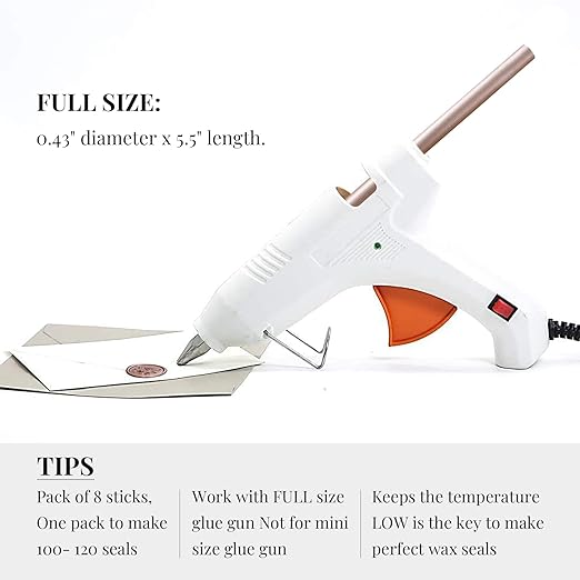 UNIQOOO Mailable Glue Gun Sealing Wax Sticks - Image 5