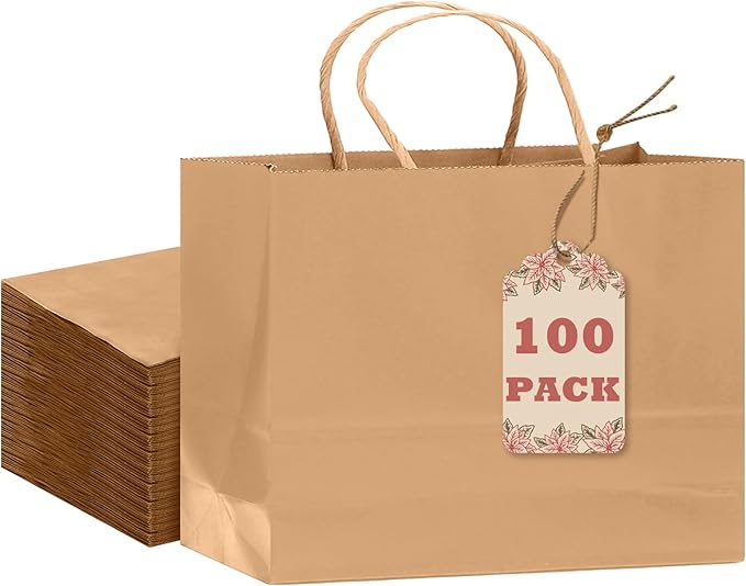 qiqee 13"x4.5"x10" Large Gift Bag by Qiqee