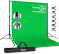 EMART Photo Video Studio 10 x 10ft Green Screen Backdrop Stand Kit, Photography by EMART