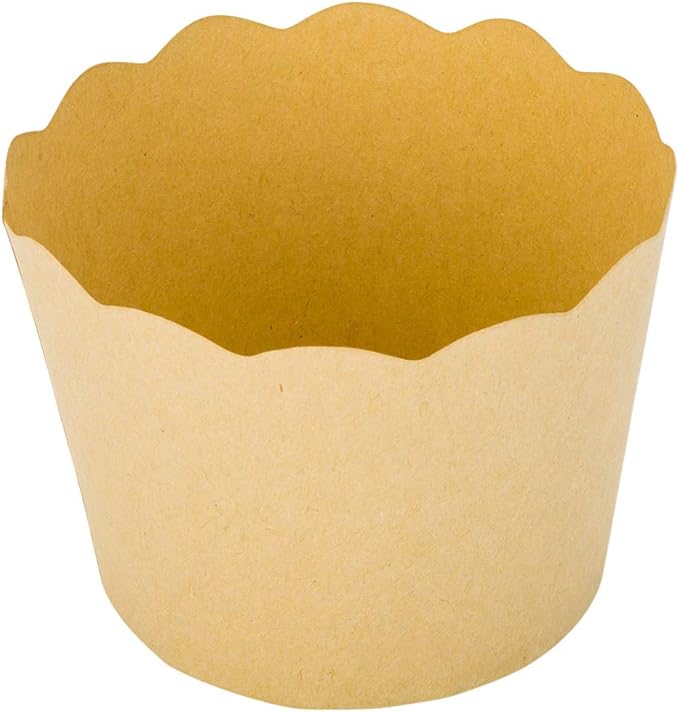 Restaurantware Panificio Premium 10 oz Kraft Paper Jumbo Baking Cup: Paper - Image 2