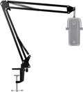 Wave 1 Microphone Stand, Professional Mic Boom Arm Stand Compatible by sunmon