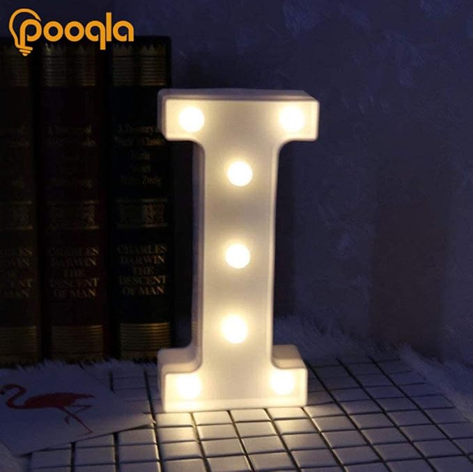 Pooqla LED Marquee Letter Lights Sign, Light Up Alphabet Letter - Image 4