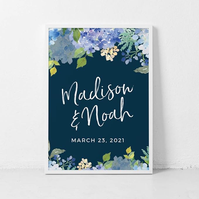 Andaz Press Personalized Extra Large Wedding Easel Board Party Sign, 12x18-inch - Image 4