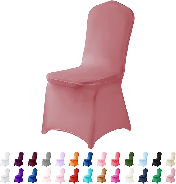 Spandex Chair Covers, Removable Washable Protector Stretch Covers by AlGaiety