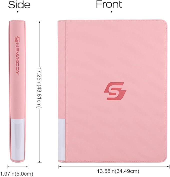 Snekdy premium 1024-pocket trading card binder, 16-pocket cards album, - Image 4