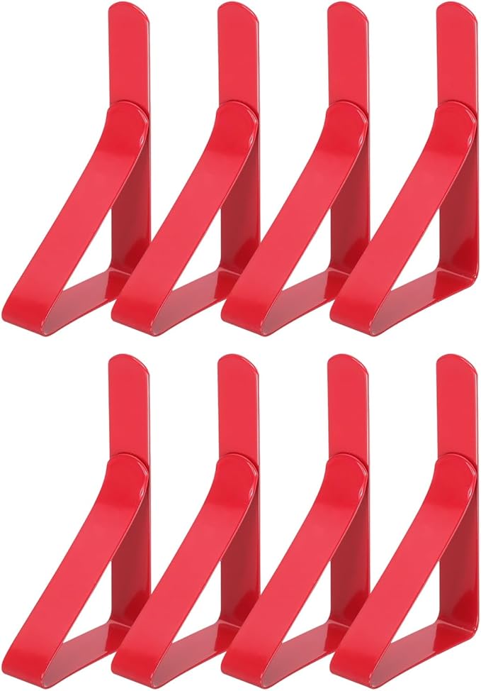 uxcell 8 Pack Tablecloth Clips, Stainless Steel Table Cloth Cover Clamps by uxcell