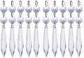 H&D 10pcs 63mm Chandelier Crystals Ornament by HDHYALINEDORA