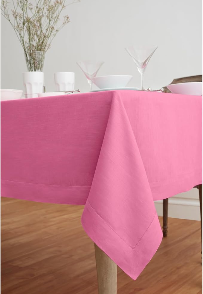 Solino Home Linen Tablecloth for Rectangle Tables 60 x 90 Inch - Image 3