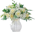 LESING Artificial Rose Silk Hydrangea Flowers Bouquets by LESING