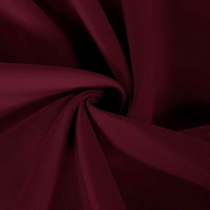 sancua 2 Pack Round Tablecloth 70 Inch Burgundy, Stain and Wrinkle Resistant - Image 5