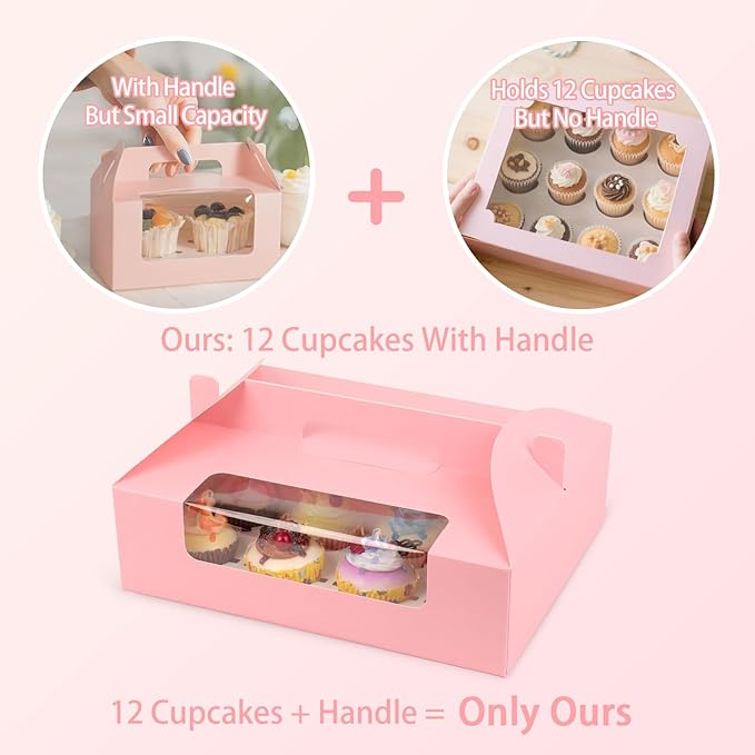 30 Pcs Cupcake Boxes, and Inserts - Image 6