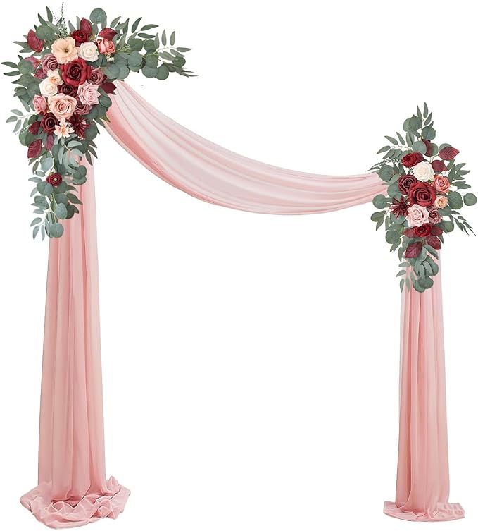 Artificial Wedding Arch Flowers Kit by WEIERYUE