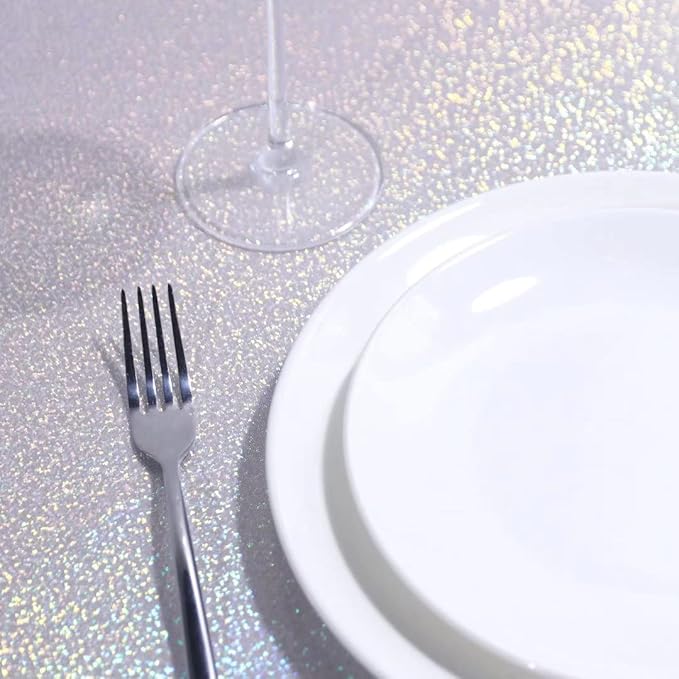Fitable Silver Sequin Tablecloth - Image 6