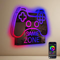 ineonlife Game Zone Controller Neon Sign Mirrored Colorful LED Lights by ineonlife