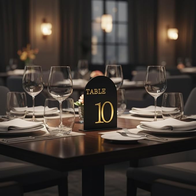 Arch Wedding Table Numbers 1-20 - Image 5