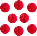 8pcs 10 inch Paper Honeycomb Balls Decorative Tissue Pom Poms Flower Art by ZGjoy
