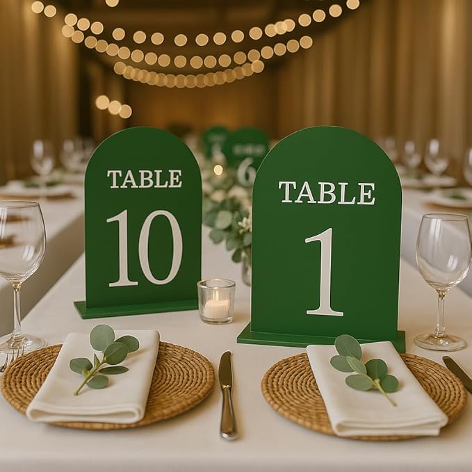 Arch Wedding Table Numbers 1-10 - Image 4