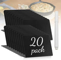 20Pcs Mini Chalkboard Signs for Food, Small L-Shaped Food Labels for Party by WATHFKCU