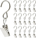 50 Pack Curtain Clip String Hanger Outdoor Indoor Photo Hook Stainless Steel by Renashed