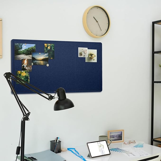 Bulletin Board, 35 x 17 1/2 inches Felt Board - Image 6