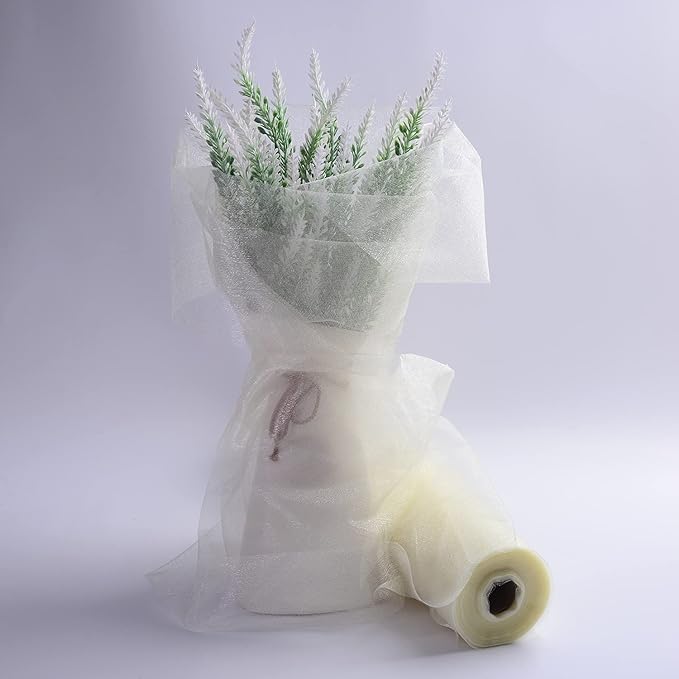 Crystal Organza Fabric Tulle - Image 4