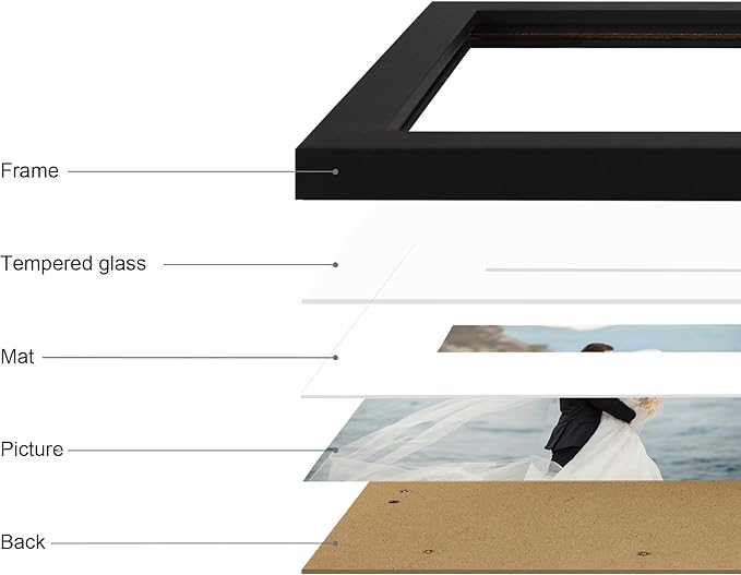 9x12 Picture Frame Set of 4 - Image 4