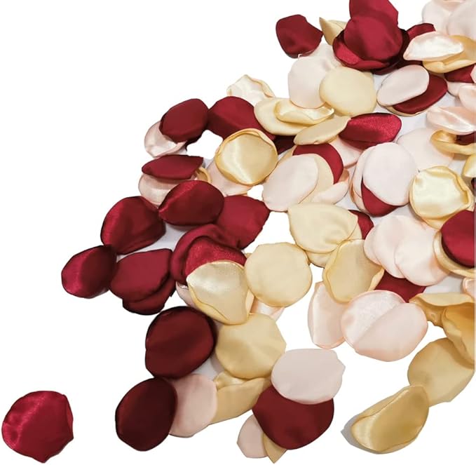 Silk Rose Petals 200PCS Flower Girl Petals Flower Petals by vokoko