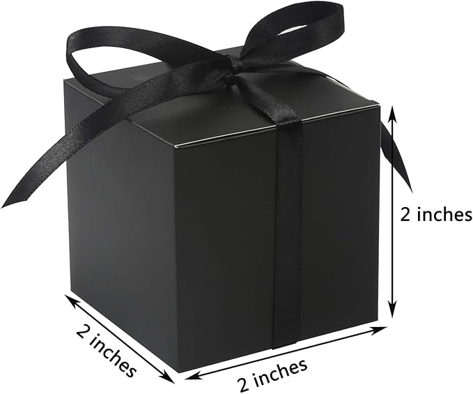 COTOPHER 100pcs Small Gift Boxes, Favor Boxes 2x2x2 inches Paper Gift Boxes - Image 7