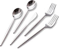 SUT 150Pcs Silver Plastic Silverware, Heavy Duty Disposable Silverware by SeeYouTomorrow