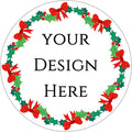 100-1000pcs Custom Stickers Merry Christmas Stickers Personalized Labels by Unknown