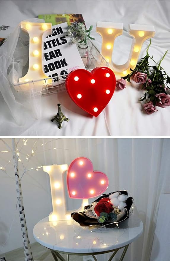 MUMUXI Marquee Light Up Letters | Large Light Up Numbers | Battery Powered and - Image 4