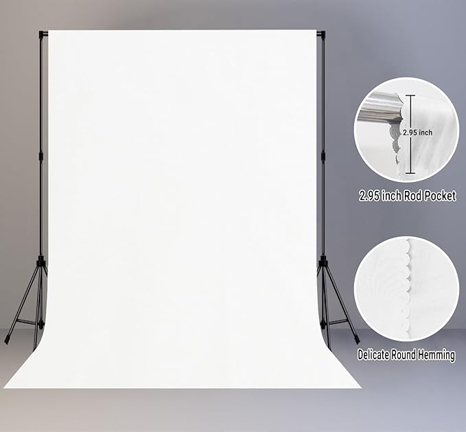 10x20FT Large White Screen Backdrop Photography Backgrounds - Image 2