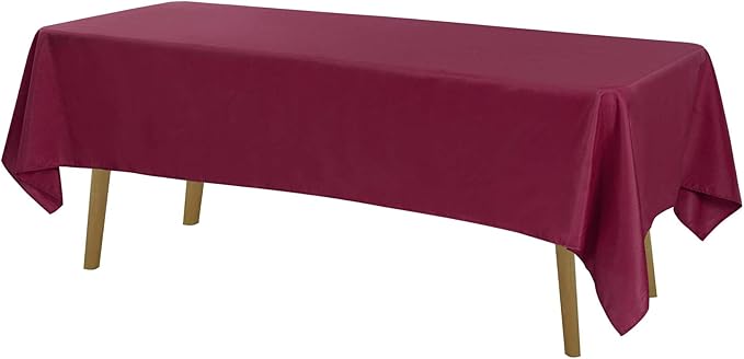 Rectangle Tablecloth 60x102 inch Washable Polyester Fabric Table Cloth - Image 2