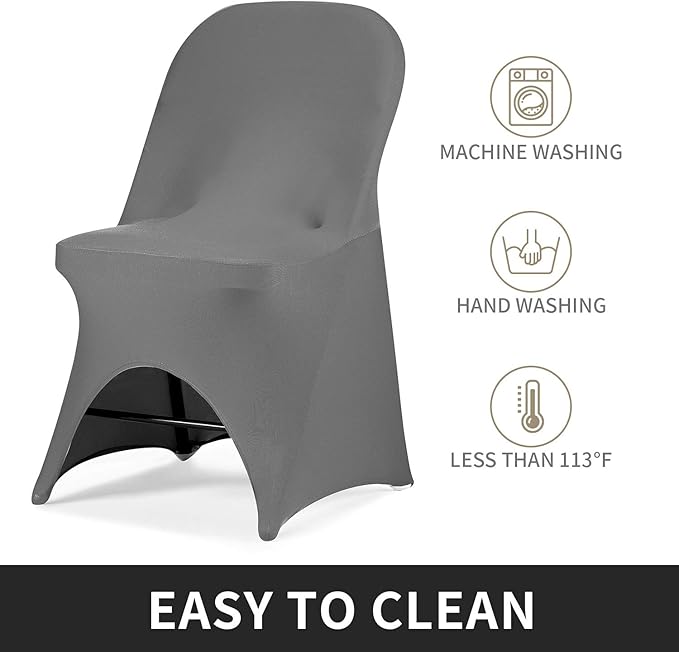 Peomeise Stretch Spandex Folding Chair Cover - Image 5