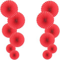 HQZ Red Party Hanging Fans DIY Set by BARTHEW