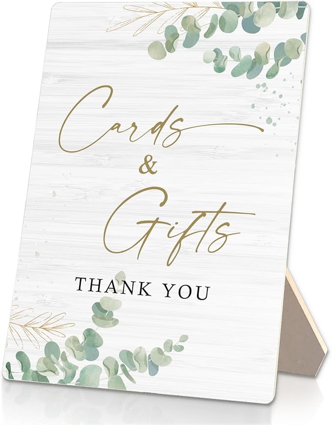 Cards & Gifts Sign, Wedding Party Decorations by Unknown