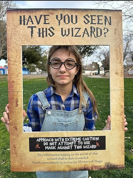 LaVenty Have You Seen This Wizard Photo Booth Prop Wizard Inspired Photo Booth - Image 4