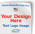 avgrafx 120 Custom 2x2 Square Corner Logo Stickers Labels, Waterproof, by avgrafx