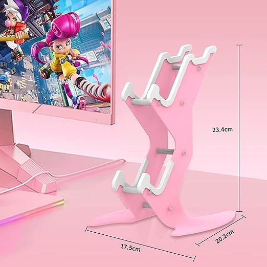 Controller Holder Pink, Game Controller Rack Headset Stand - Image 7
