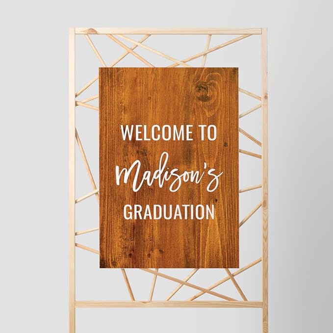 Andaz Press Personalized Extra Large Wedding Easel Board Party Sign, 12x18-inch - Image 3