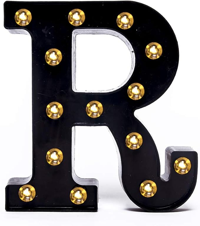 Foaky Black LED Marquee Number Lights Sign Light Up Marquee Number Lights Sign by Foaky