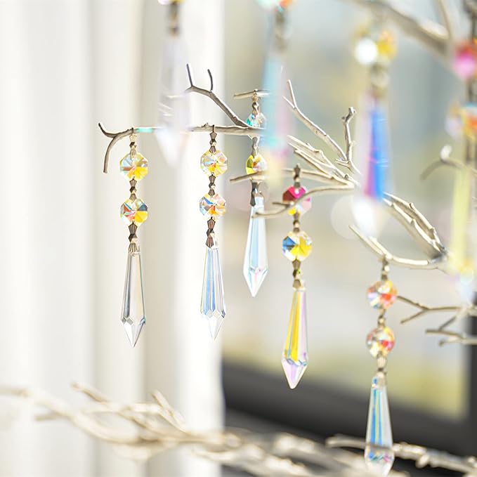 20pcs 55mm Chandelier Icicle Crystal Prism Suncatcher, Chandelier Crystals - Image 9