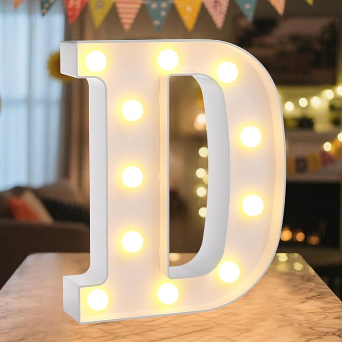 LED Marquee Light Up Letters Sign by NANXU