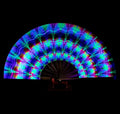 Amajiji Rave Folding Hand Fan Popping Fans by Amajiji