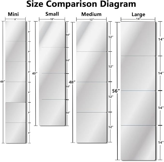 Unbreakable Acylic Small Mirror Tiles - Image 3